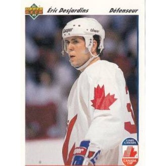 Řadové karty - Desjardins Eric - 1991-92 Upper Deck French No.504