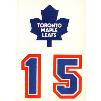 Insertní karty - Toronto Maple Leafs - 1986-87 Topps Sticker Inserts No.13