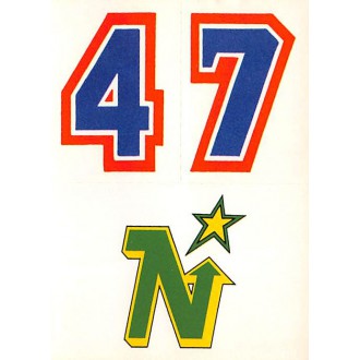 Insertní karty - Minnesota North Stars - 1986-87 Topps Sticker Inserts No.29B