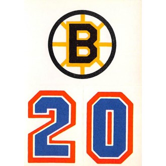 Insertní karty - Boston Bruins - 1986-87 Topps Sticker Inserts No.31A