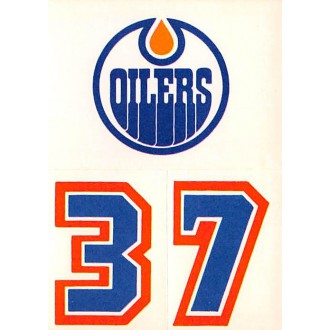Insertní karty - Edmonton Oilers - 1986-87 Topps Sticker Inserts No.33A