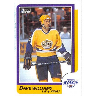Řadové karty - Williams Dave - 1986-87 Topps No.6