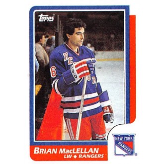 Řadové karty - MacLellan Brian - 1986-87 Topps No.33