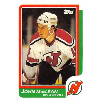 Řadové karty - MacLean John - 1986-87 Topps No.37