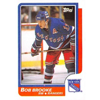 Řadové karty - Brooke Bob - 1986-87 Topps No.48
