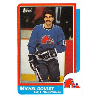 Řadové karty - Goulet Michel - 1986-87 Topps No.92