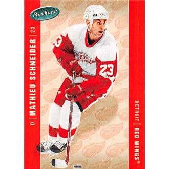 Řadové karty - Schneider Mathieu - 2005-06 Parkhurst No.174