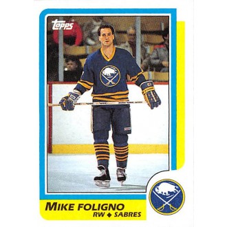 Řadové karty - Foligno Mike - 1986-87 Topps No.127