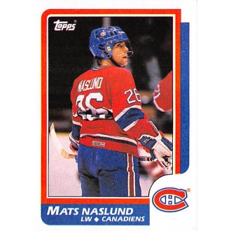 Řadové karty - Naslund Mats - 1986-87 Topps No.161