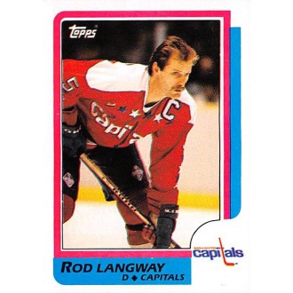 Řadové karty - Langway Rod - 1986-87 Topps No.164
