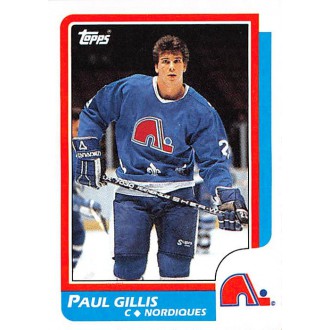 Řadové karty - Gillis Paul - 1986-87 Topps No.168