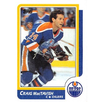 Řadové karty - MacTavish Craig - 1986-87 Topps No.178