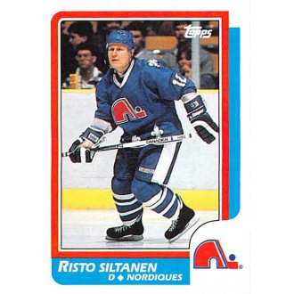 Řadové karty - Siltanen Risto - 1986-87 Topps No.187
