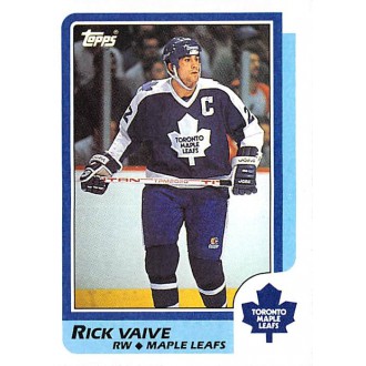 Řadové karty - Vaive Rick - 1986-87 Topps No.191
