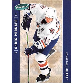 Řadové karty - Pronger Chris - 2005-06 Parkhurst No.190