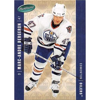 Řadové karty - Bergeron Marc-Andre - 2005-06 Parkhurst No.194