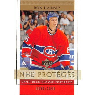 Řadové karty - Hainsey Ron - 2002-03 Classic Portraits No.119