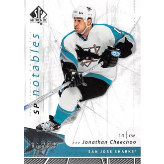 Řadové karty - Cheechoo Jonathan - 2006-07 SP Authentic No.126