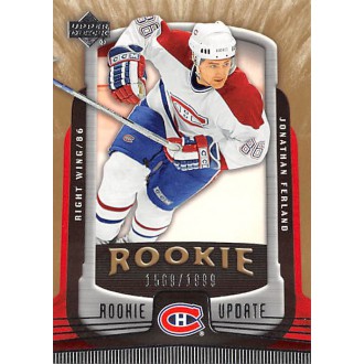 Řadové karty - Ferland Jonathan - 2005-06 Rookie Update No.150