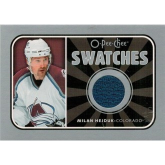 Jersey karty - Hejduk Milan - 2006-07 O-Pee-Chee Swatches No.S-HE