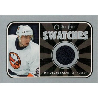 Jersey karty - Šatan Miroslav - 2006-07 O-Pee-Chee Swatches No.S-MI