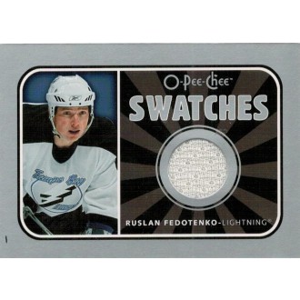 Jersey karty - Fedotenko Ruslan - 2006-07 O-Pee-Chee Swatches No.S-RF