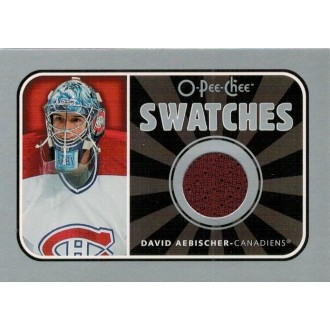 Jersey karty - Aebischer David - 2006-07 O-Pee-Chee Swatches No.S-AE