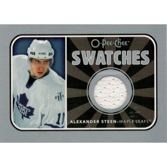 Jersey karty - Steen Alexander - 2006-07 O-Pee-Chee Swatches No.S-AS