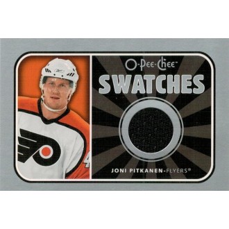 Jersey karty - Pitkanen Joni - 2006-07 O-Pee-Chee Swatches Black No.S-JP