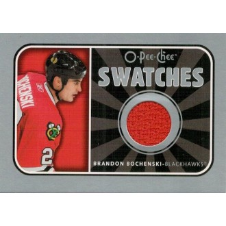 Jersey karty - Bochenski Brandon - 2006-07 O-Pee-Chee Swatches No.S-BB