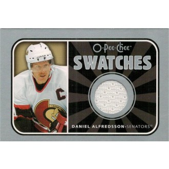 Jersey karty - Alfredsson Daniel - 2006-07 O-Pee-Chee Swatches No.S-DA