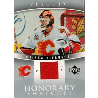 Jersey karty - Kiprusoff Miikka - 2006-07 Trilogy Honorary Swatches Red No.HS-MK