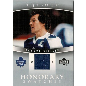 Jersey karty - Sittler Darryl - 2006-07 Trilogy Honorary Swatches No.HS-DS