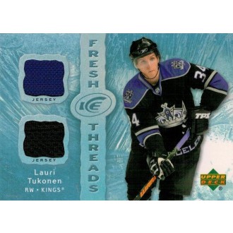 Jersey karty - Tukonen Lauri - 2007-08 Ice Fresh Threads No.FT-LT