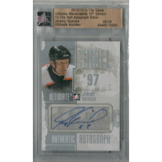 Podepsané karty - Roenick Jeremy - 2012-13 ITG Ultimate Memorabilia To the Hall Autographs No.28