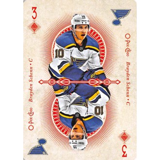 Insertní karty - Schenn Brayden - 2018-19 O-Pee-Chee Playing Cards No.3 A1