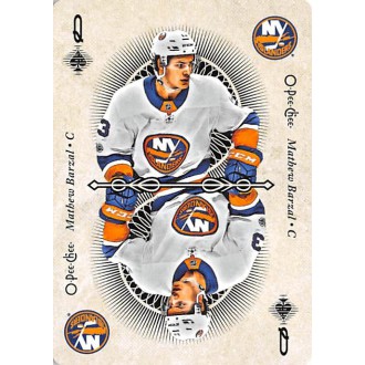 Insertní karty - Barzal Mathew - 2018-19 O-Pee-Chee Playing Cards No.Q A1