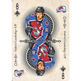 Insertní karty - Landeskog Gabriel - 2018-19 O-Pee-Chee Playing Cards No.8 A1