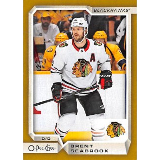 Paralelní karty - Seabrook Brent - 2018-19 O-Pee-Chee Gold Border Glossy No.257 A1