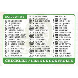 Paralelní karty - Checklist 201-300 - 2018-19 O-Pee-Chee Retro No.300 A1