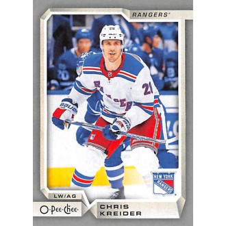 Paralelní karty - Kreider Chris - 2018-19 O-Pee-Chee Silver No.76 A1
