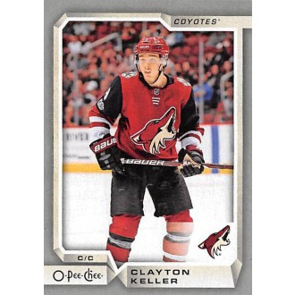 Paralelní karty - Keller Clayton - 2018-19 O-Pee-Chee Silver No.55 A1