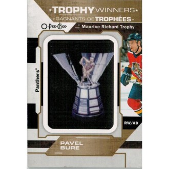 Patch karty - Bure Pavel - 2018-19 O-Pee-Chee Manufactured Trophy Winners Patches No.P-30 A1
