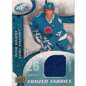 Jersey karty - Šťastný Peter - 2009-10 Ice Frozen Fabrics No.FR-ST