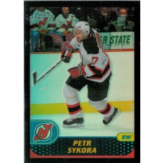Paralelní karty - Sýkora Petr - 2001-02 Topps Chrome Black Border Refractors No.109