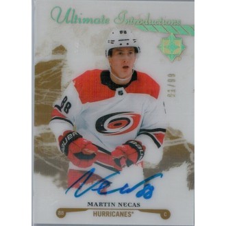 Podepsané karty - Nečas Martin - 2017-18 Ultimate Collection Ultimate Introductions Gold Spectrum Autographs No.UI-23