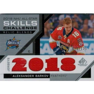 Jersey karty - Barkov Aleksander - 2018-19 SP Game Used 18 All Star Skills Relic Blends No.ASRB-AB