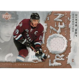 Jersey karty - Sakic Joe - 2007-08 Artifacts Frozen Artifacts No.FA-JO