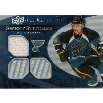 Jersey karty - Kariya Paul - 2007-08 Sweet Shot Sweet Stitches Triples No.SST-PK