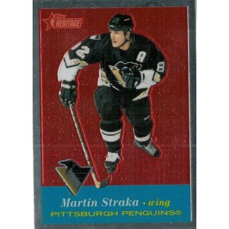 Paralelní karty - Straka Martin - 2001-02 Topps Heritage Retrofractor No.99